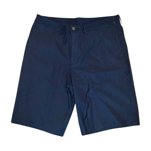 Old Navy Active Tech Hybrid 4 Way Stretch  Blue Shorts Size 36 Tall - Picture 1 of 3